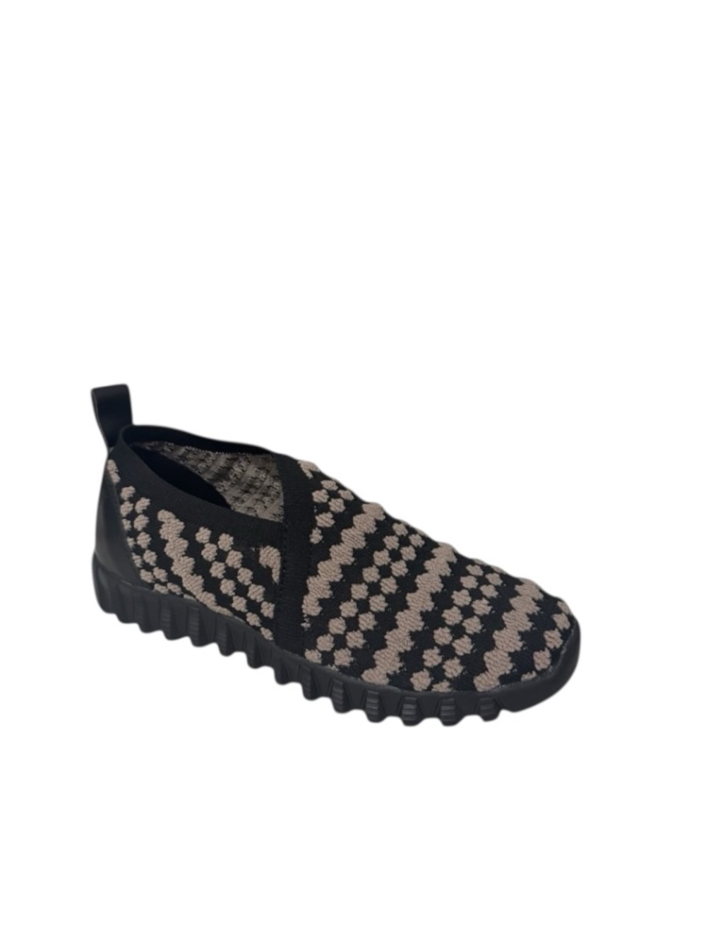 Bernie Mev Amie Slip-On Black Smoke Chenille Comfort Women’s Shoes - NWB